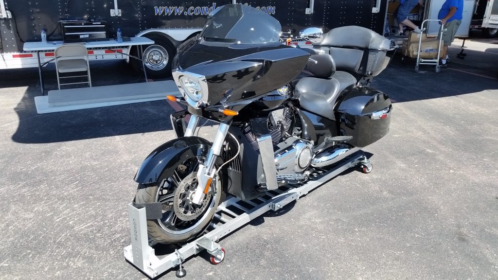 Condor Motorcycle Garage Dolly for Easy Bike Storage