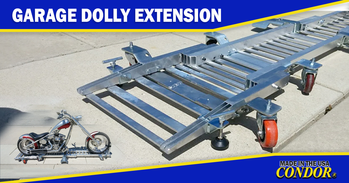 Garage Dolly Extensions for Extralong Bikes (Part GD3500EXTEND